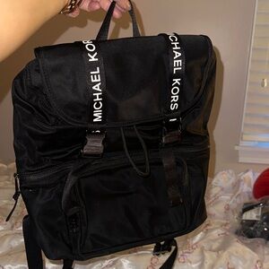 Michael Kors Black Nylon Backpack